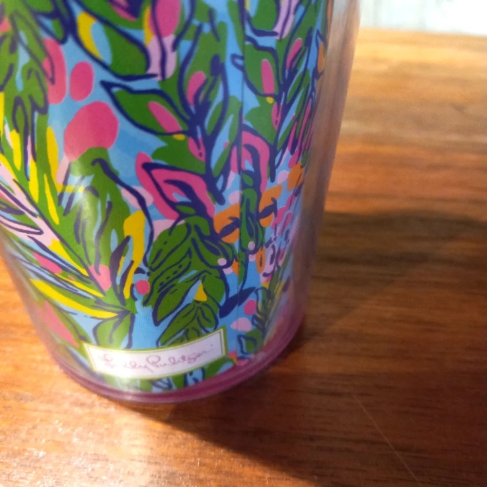 Lilly Pulitzer travel mug coffee wine for 2 - Picture 7 of 10